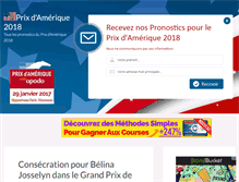 Tablet Screenshot of prix-amerique.net